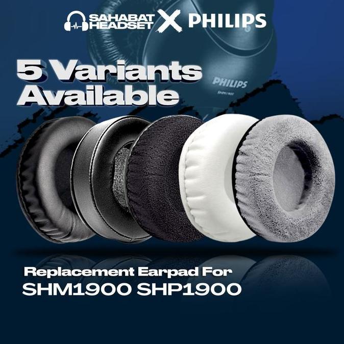 Earpad Ear Cushion Earcup Philips SHP1900 SHM1900 SHP SHM 1900 Busa