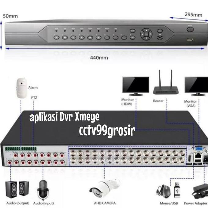 Dvr 32ch 5mp, dvr 32ch xmeye 5mp