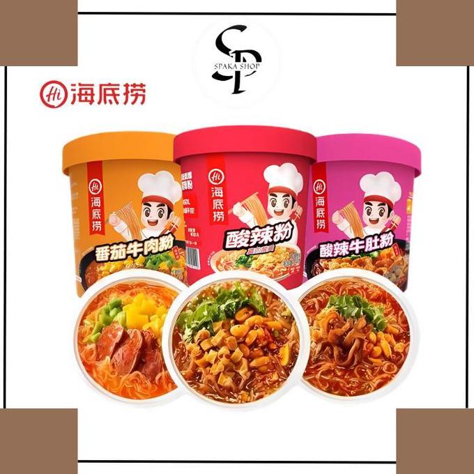 jhoncolection - haidilao mie hotpot instant noodle cup mie beras seduh bihun instant