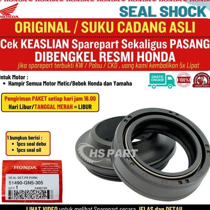 Kabinen_bone  - Seal Sil Shock Depan Beat Scoopy Genio Street Deluxe Vario Supra Ori
