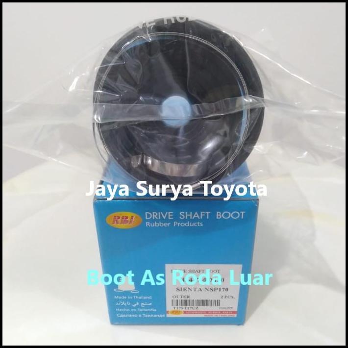DISKON KARET BOOT AS RODA LUAR DRIVE SHAFT OUTER SIENTA THAILAND 