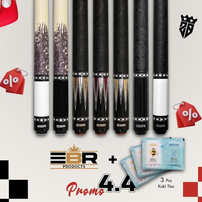 EFREN BATA REYES Elite Pool EBR Cue Stik Billiard Elite Series Stick Stik Carbon Biliar Low Deflecti