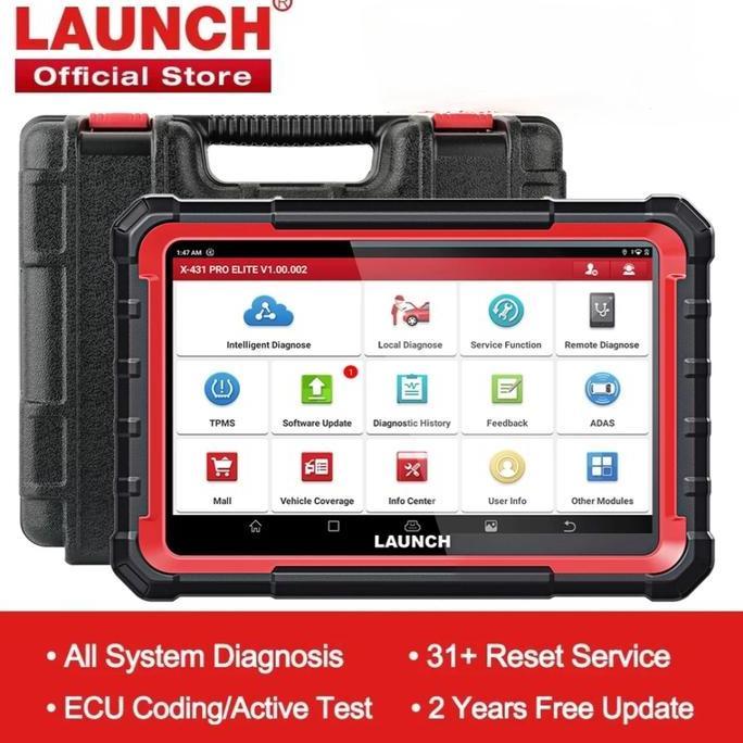 SCANNER MOBIL LAUNCH X431 PRO ELITE ORIGINAL DAN TERPERCAYA