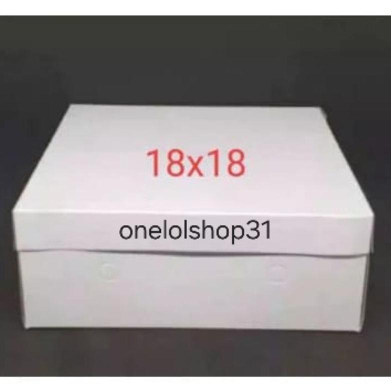 Terlaris Kotak Box Nasi 18X18 400Gram / Dus Nasi Kotak Uk 18X18 Isi 50Pcs