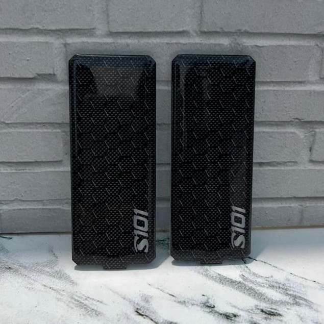 (Po) Acrylic Backdoor For S101 San Motif Crbn Pattern Black Uv Printing
