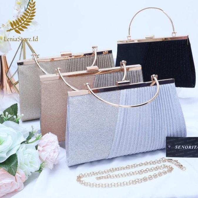 Tas Wanita Tas Pesta Wanita Clutch Hand Bag Import Kondangan Elegan Murah Mewah