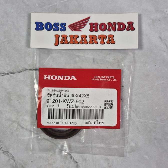 91201-Kwz-902 : Sil Kruk As Sebelah Kanan Revo At / Oil Seal 30X42X5 Original Honda Motor Co.,Ltd Ma