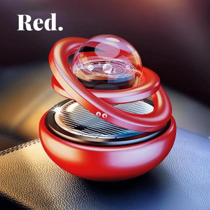 Promo [MOON] Parfum Mobil Tahan Lama / Pewangi  Car  Energi Matahari Bisa Berputar Bola Krystal Term