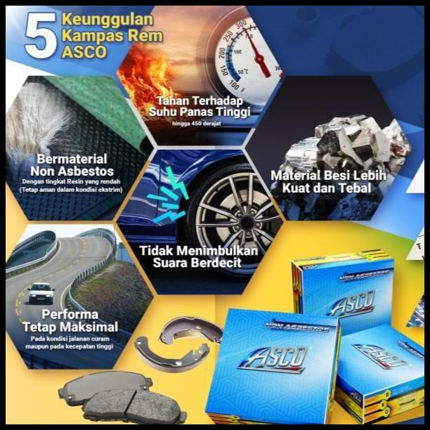 BEST DEAL ASCO KAMPAS REM DEPAN-BRAKE PAD WULING CONFERO-CORTEZ