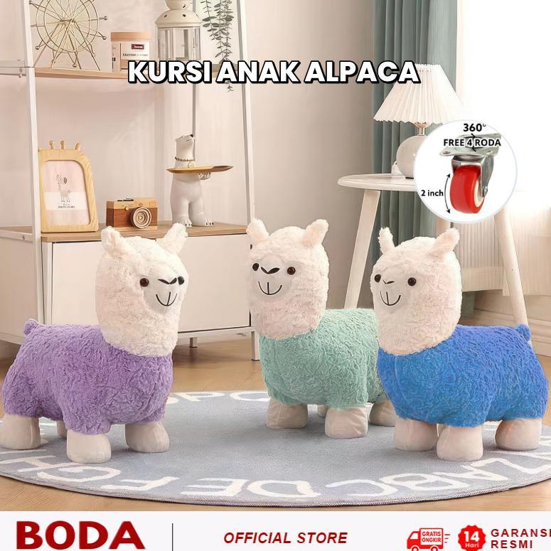 Viral !!! Boda Kursi Anak Karakter Mini Kursi Alpaca Mini Ruang Tamu Alpaca Stools Adorable And Prem