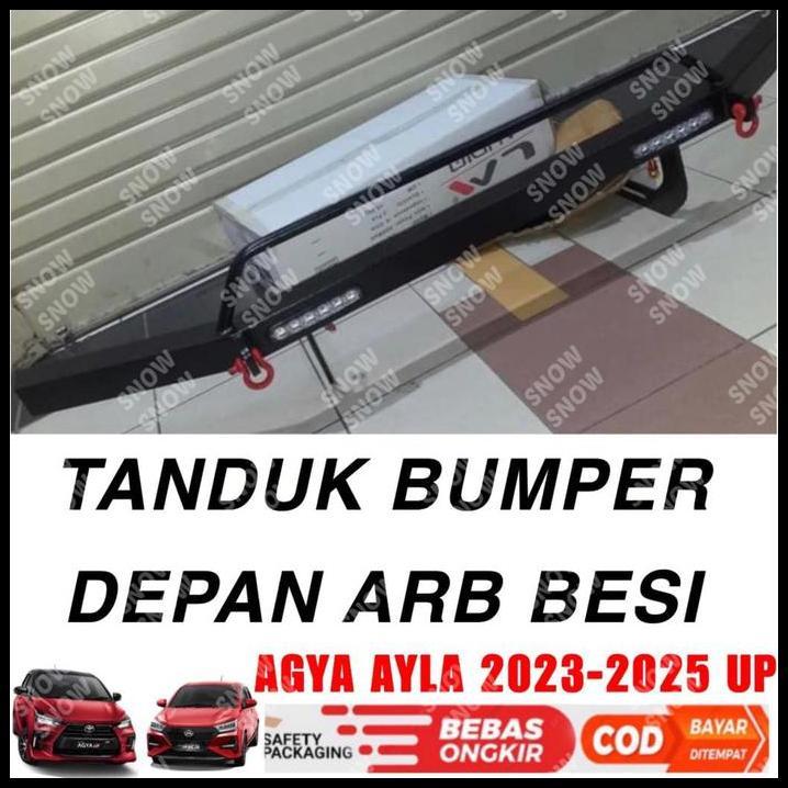GRATIS ONGKIR TOWING TANDUK DEPAN BUMPER AGYA AYLA 2014 2017 2023 2024 2025 ARB BESI 
