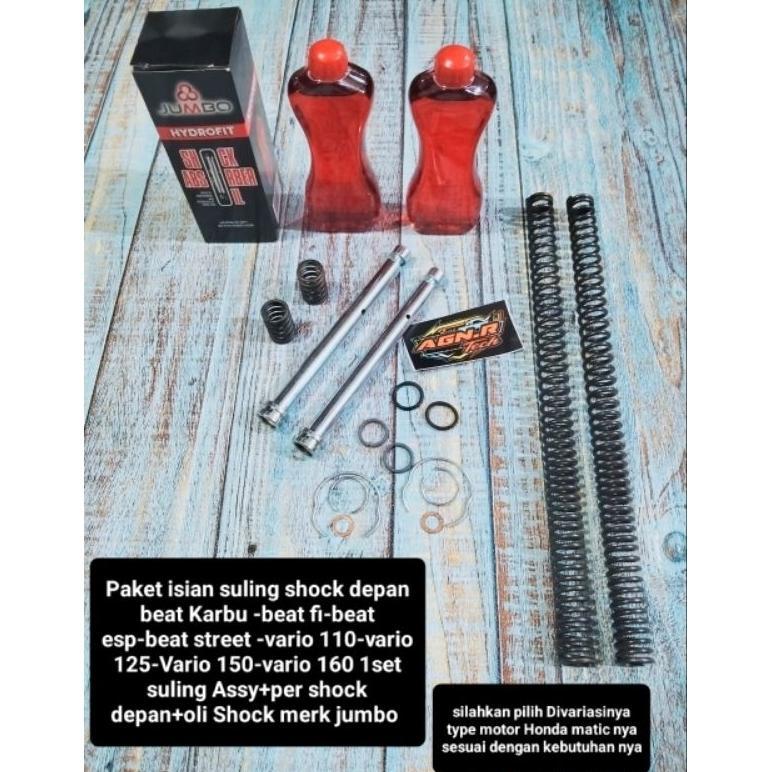 Paket isian suling shock depan beat Karbu -beat fi-beat esp-beat street -vario 110-vario 125-Vario 1