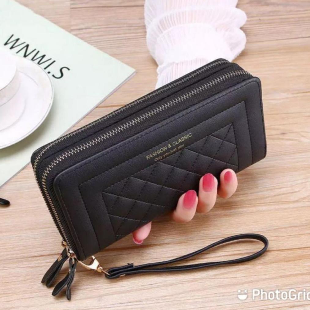 diskon dompet panjang classic wanita / dompet wanita kekinian / dompet pouch wanita / dompet wanita 