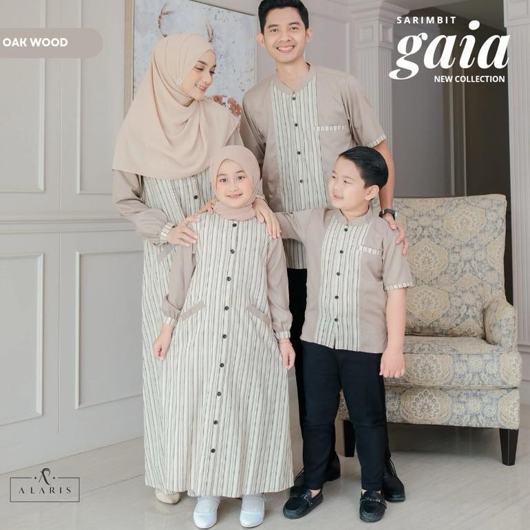 FAVORIT Gaia Stripe / Gamis Katun Salur / Gamis Garis Garis / Gamis Casual / Casual Dress / Gamis Mo