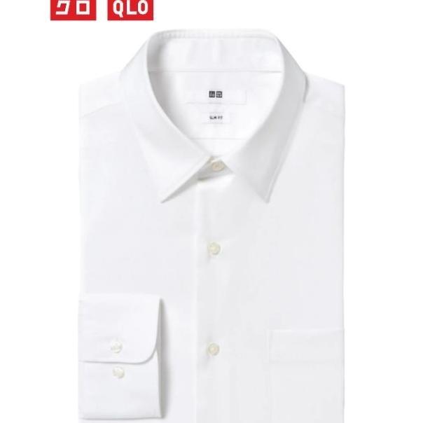 Kemeja Putih Uniqlo Kemeja Premium Kemeja Pria Lengan Panjang
