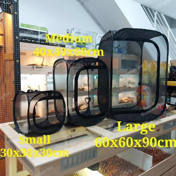 alwibarkah - kandang lipat outdoor hewan reptil chameleon iguana nomoy nff-57