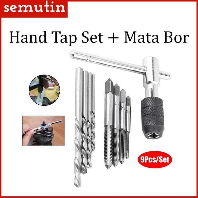 MORIFOYU Tap Hand Set + Mata Bor Senai 9in1 AI51 SM / Alat Baut