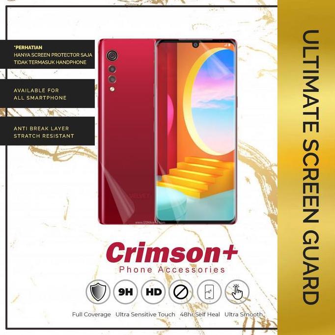 HYDROGEL LG VELVET 2020 SCREEN GUARD NO GLASS MATTE BLUERAY CLEAR