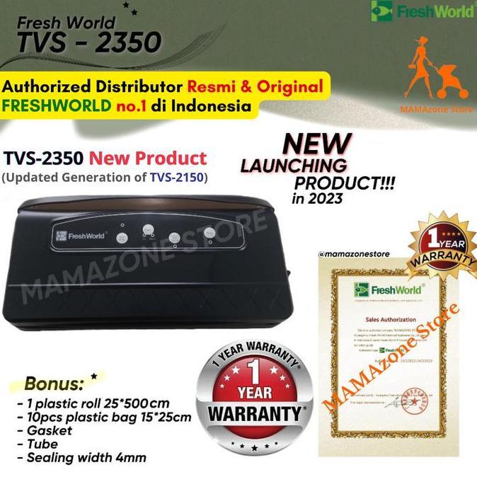 [NEW GENERATION] FRESHWORLD MESIN VACUUM SEALER TVS2350 TVS 2350 TVS-2350 - MESIN FRESHWORLD GENERAS