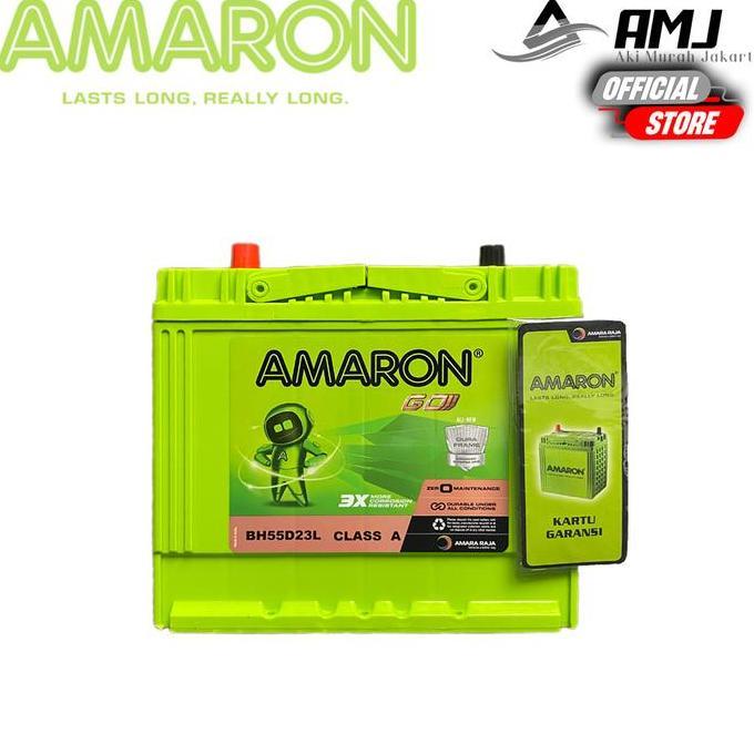 Amaron Go Aki Mobil Mitsubishi Outlander 55D23L - 60Ah Aki Kering