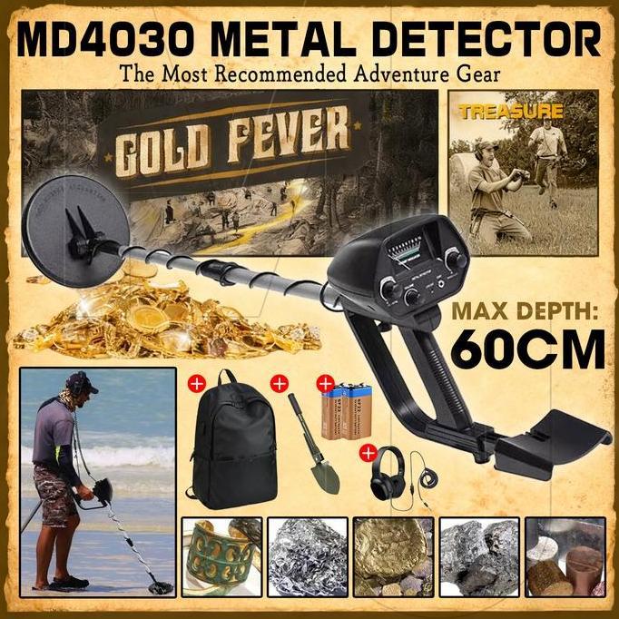 DUDLEY TIANXUN MD-4030 Detektor Logam Emas Metal Detector Bawah Pencari Alat Pendeteksi Penambang Em