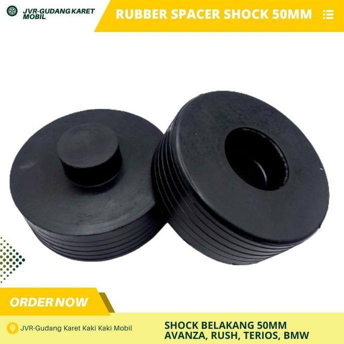 Jvr Karet Spacer Per Belakang Kompatibel Dengan Avanza Rush Terios Bmw Set 2Pcs Kanan Kiri Tebal 1,5