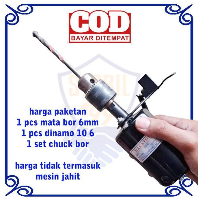 MORIFOYU kepala bor untuk dinamo mesin jahit drill chuck bor konektor komplit