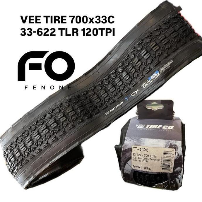 Sale Veetire T-Cx 700X33C 33-362 / Dcc Tlr Tubeless 120Tpi / Ban Luar Vee Tire / Ban Luar Gravel Mt