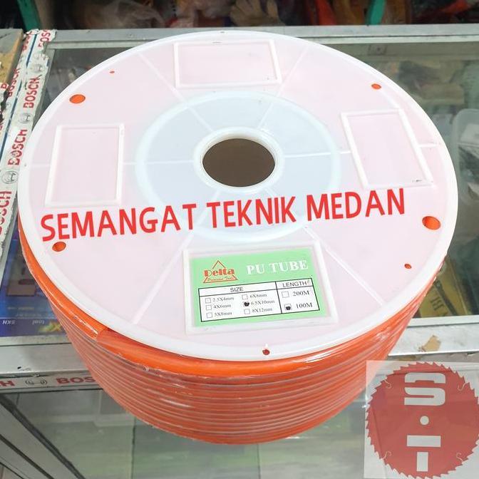 SELANG ANGIN PU KOMPRESOR ANGIN HOSE PU 10 mm 10mm x 6,5 mm 6.5mm