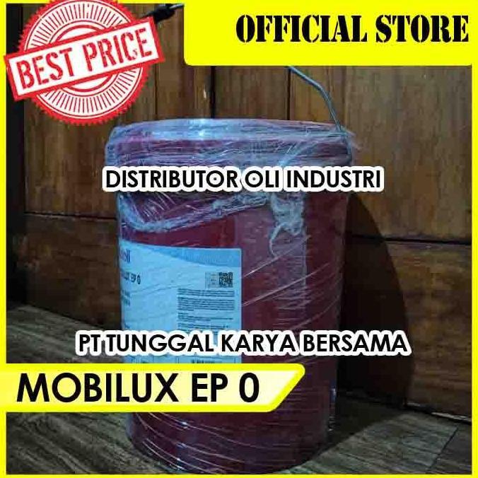 Sale Mobilux Ep 0 Lithium Grease Nlgi 0 Ready Stock