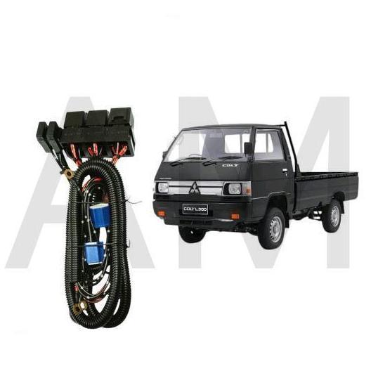 Grosir Relay Set Lampu Utama Led H4  Mobil Mitsubishi L300 Am