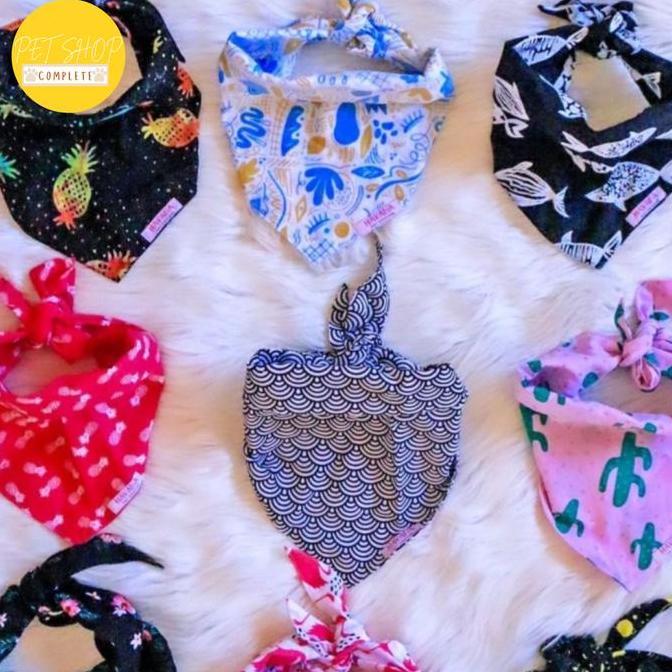 TERBARU - BANDANA ANJING KUCING HAVANA SCARF MEDIUM DOG 30-38CM