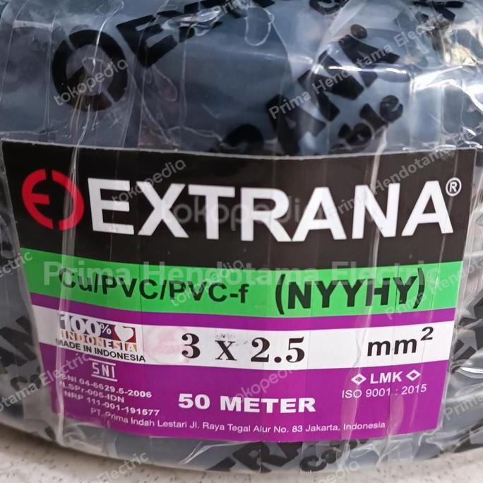 NEW Kabel NYYHY 3x2,5mm Extrana | Kabel Extrana NYYHY 3x2.5mm (50 Meter)