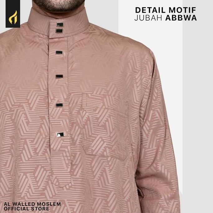Jubah Pria Jubah Muslim Gamis Pria JUBAH EMBOS "ALWALEED"