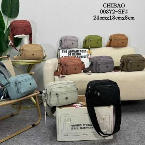 New Tas Selempang Wanita Chibao CB 00372-SF + Free Dustbag Trendy Terbaru