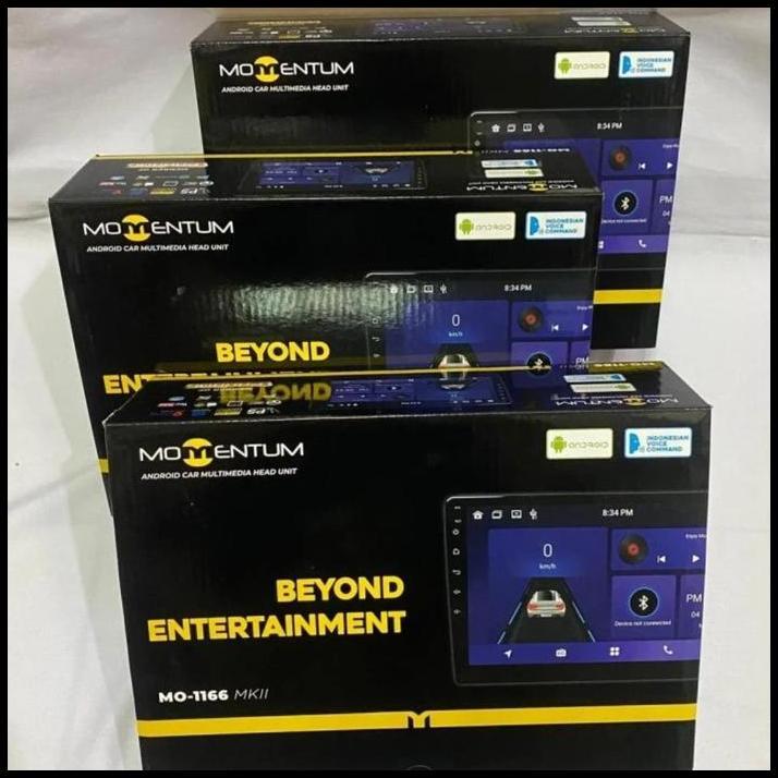 TERBARU HEADUNIT ANDROID MOMENTUM MO 1166 MKII 10 INCH - DINASTI AUDIO 