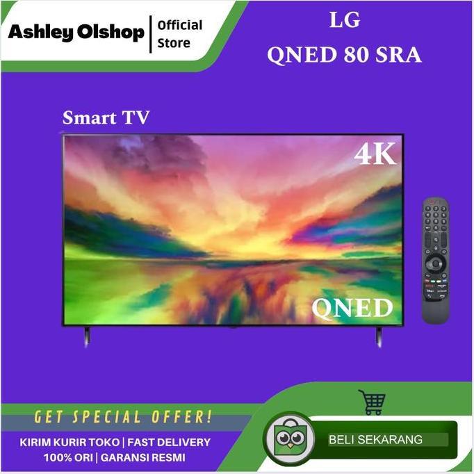 TERLARIS TV LG QNED80 UHD 50 INCH LG 50QNED80 LG 50QNED80SRA 4K SMART TV QNED