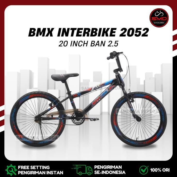 Sepeda Anak BMX 20 Inch Merk Interbike Inter Bike 2052 // 2057 Ban 2.4 // 2059 3.0 Nano PL Murah BDG