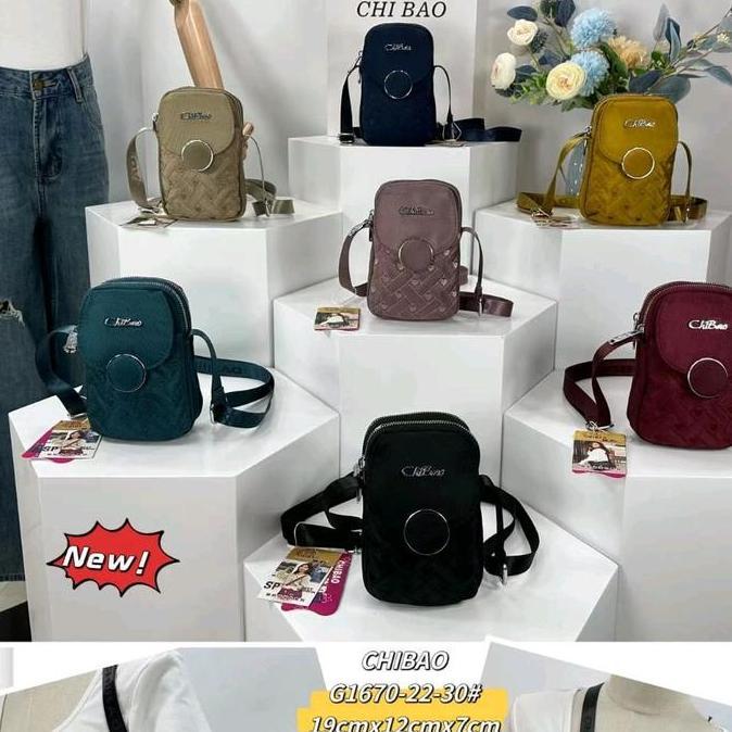 New TAS SELEMPANG CHIBAO MINI  G1670-22-86 Kanvas Wanita