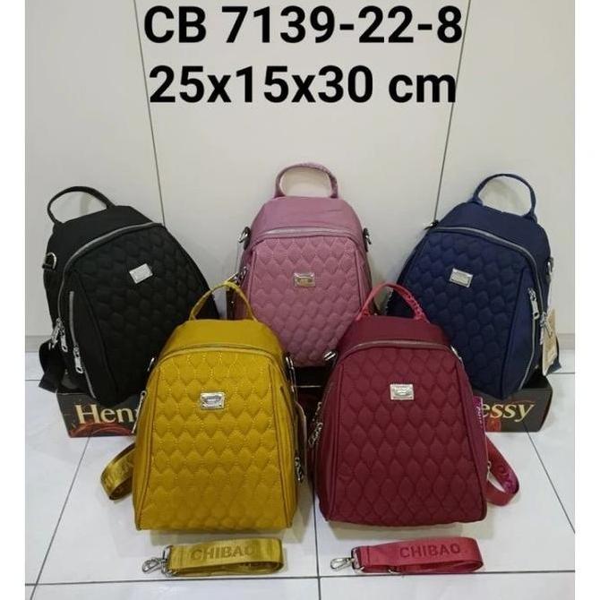 New Tas chibao ransel+selempang Kanvas Ransel Wanita