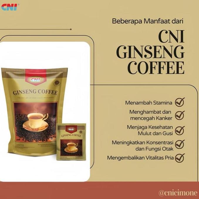 CNI Ginseng Coffee / Kopi Ginseng CNI 400gr