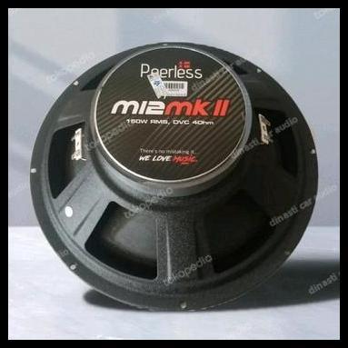DISKON SUBWOOFER PEERLESS M12 MKLL - DOBLE VOICE COIL 12 INCH - DINASTI AUDIO 