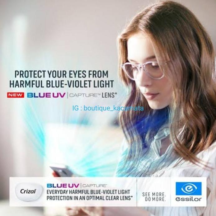 Lensa Essilor FSV Airwear 1.59 Aspheris Blue Capture Criz Sapphire