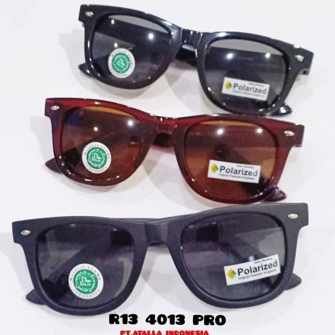 KACAMATA Pria POLARIZED SUNGLASSES ANTI SILAU R13 4013 pro Unisex