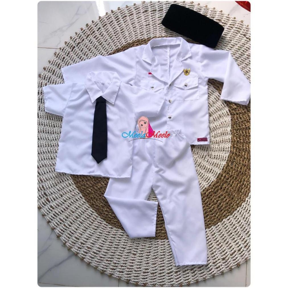 Diskon Kostum Soekarno/Kostum Soekarno Anak/Kostum Pahlawan Bayi/Kostum Pahlawan Anak/Kostum Kemerde