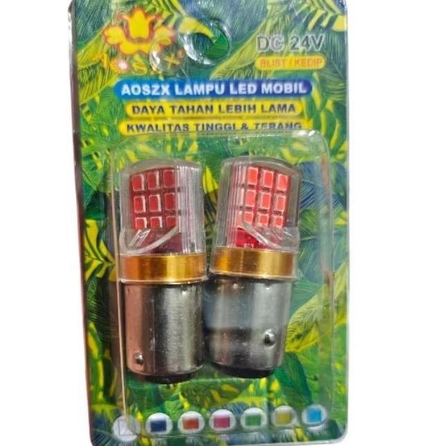 NEW Lampu Rem Kedip kaki 2 Motor Mobil Truk Bus 12/24V Lamp [terbaik][terlaris]
