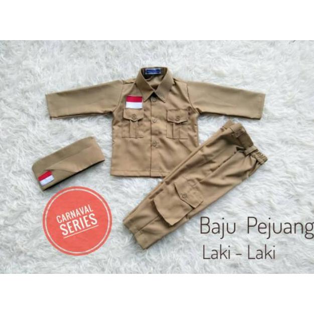 Best Seller Baju Pejuang Anak Dan Dewasa/Kostum Pejuang Anak Dan Dewasa/ Kostum Veteran Anak/Kostum 