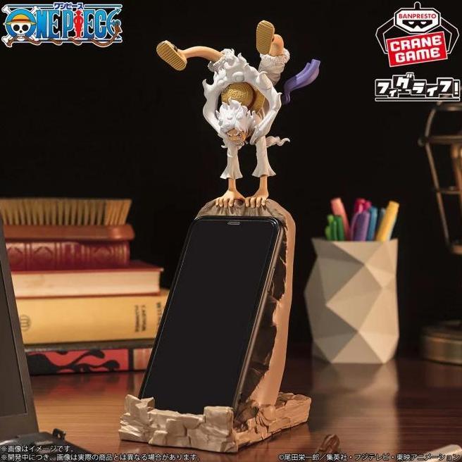 Figlife One Piece Figure - Luffy Gear 5 Vol 2 Stand Handphone HP Bandai Banpresto Figure ES