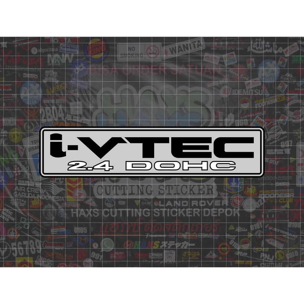 NEW Cutting Sticker Ivtec 24 Dohc Ukuran 22 Cm Untuk Cover Mesin [terbaik][terlaris]