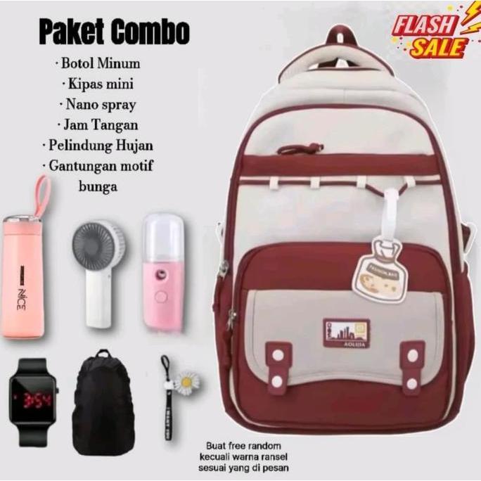 TERLARIS TAS RANSEL ANAK SEKOLAH WANITA DAN LAKI-LAKI KARAKTER TRENDING MULTIFUNGSI KAPASITAS BESAR 